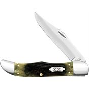 Case XX 39234 Folding Hunter Olive Green Bone Handles