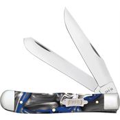 Case XX 53810 Trapper Knife Pacific Tides Jigged Bone Handles