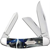 Case XX 53814 Sowbelly Knife Pacific Tides Jigged Bone Handles