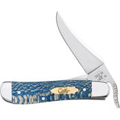 Case XX 63734 Russlock Knife Blue Sycamore Wood Handles