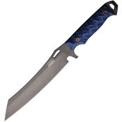 Dawson 47438 Wayfinder Midnight MagnaCut Fixed Blade Knife Black/Blue G10 Handles