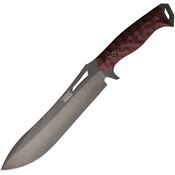 Dawson 47537 Archangel Midnight MagnaCut Fixed Blade Knife Black/Red G10 Handles
