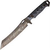 Dawson 47551 Wayfinder Monsoon MagnaCut Fixed Blade Knife Black/White G10 Handles