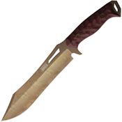 Dawson 47711 Dominion Arizon Copper MagnaCut Fixed Blade Knife Black/Red G10 Handles