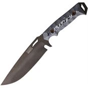 Dawson 60004 Summit Midnight MagnaCut Fixed Blade Knife Black/White G10 Handles