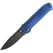 Flytanium 1395BB Arcade Lite Black Drop Point Shark-Lock Knife Ocean Handles