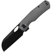 Kunwu S703LR24 S-Tao II Black Sheepsfoot Framelock Knife Honeydew Texture Stonewash Titanium Handles