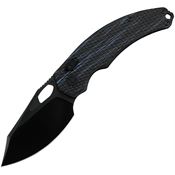 Kunwu X706A2 X-Padre Black XT Lock Knife Black/Blue G10 Handles
