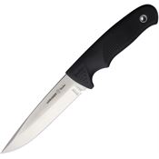 Linder 007B Evo-X Super Edge 7 Fixed Blade Knife Black Handles