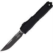 Microtech 11211T Auto Ultratech Gen III Two-Tone OTF Knife Black Aluminum Handles