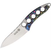 North Mountain Blade SHURARB Shura Fixed Blade Knife Rainbow Handles