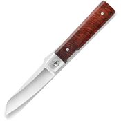 Trivisa YZ04FSZ Dolphin Satin Reverse Tanto Linerlock Knife Rosewood Handles