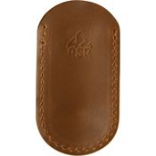 QSP 003A Up to 4 inch Leather Sheath Light Brown