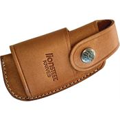 LionSTEEL 900FDV4SN Up to 4 Inch closed Leather Sheath Sand