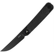 SRM 131MGB Enso Black Linerlock Knife Black G10 Handles