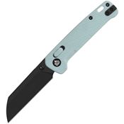QSP 130GLD2 Penguin Black Sheepsfoot Glyde Lock Knife Ice Cream Blue FRN Handles