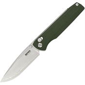 SRM 258LMG2 Terrier Ambi Lock Knife OD Green G10 Handles