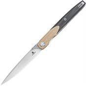Bestech MK14B Bestechman Lanza Two-Tone Linerlock Knife Black/Khaki G10 Handles