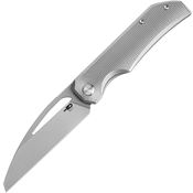 Bestech T2503A Taipan MagnaCut Sheepsfoot Framelock Knife Two-Tone Titanium Handles