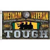 Flags 49551 Vietnam Veteran Tough Flag