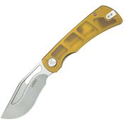 Kubey 397C Gurkha Stonewash Kurki Linerlock Knife Ultem Handles