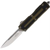 Microtech 127810OD Auto Scarab II Gen III Sonewash OFT Knife OD Green/Black Traction Handles
