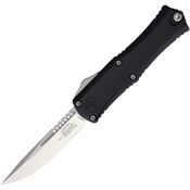 Microtech 1703M4 Auto Hera II Mini Satin OFT Knife Black Handles