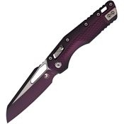 Microtech 210T1PMFSR MSI Two-Tone Sheepsfoot Ram-Lok Knife Sangria Handles