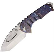 Medford 012STT03A2 Praetorian T Tumbled Tanto Framelock Knife Flame Handles