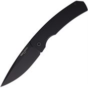 Pro Tech M2603 Auto Magic 2 Hidden Release Black Drop Point Knife Black Handles