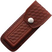 Sheaths 1262 Up to 5 inch closed Leather Belt Pouch Light Brown