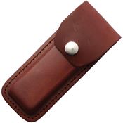 Sheaths 1265 Up to 5 inch closed Leather Belt Pouch Light Brown