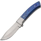 Pakistan 203538 Sapphire Hunter Knife Blue Wood Handles