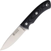 Joker RCM17 Pantera Satin Fixed Blade Knife Black Jute Handles