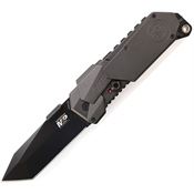 Smith & Wesson MP9BTS M&P Magic Assist Open Part Serrated Tanto Linerlock Knife Black Handles
