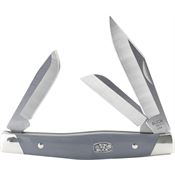 Buck 301GYS2 Stockman Knife Gray Valox Handle Silver Bolsters