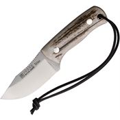 Joker RCC75 Erizo Satin Fixed Blade Knife Stag Handles