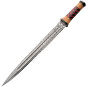 Damascus 5046 Red Braided Sword