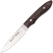 Muela 85857 Satin Stainless Fixed Blade Knife Jute Micarta Handles
