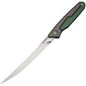 Civivi 22029B3 Shawka Fillet Linerlock Knife Green/Gray Handles