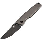 Kansept 1096A1 Chimera Blackwash Drop Point Framelock Knife Bronze Handles