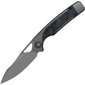 Kizer 3729A2 Ara Gray Stonewash Linerlock Knife Brittany Blue Handles