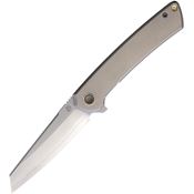 North Mountain Blade 2506F Echo Sheepsfoot Framelock Knife Smooth Gray Handles