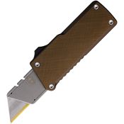 Chaves 143129 Auto CHUB OTF Knife Brown Crosshatch Handles