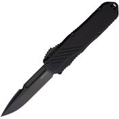 Guardian Tactical 93111 Auto Recon 035 G2 Black MagnaCut Spear Point OTF Knife Black Handles