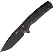 Zero Tolerance 0044BW 0044 Blackwash Drop Point Button Lock Knife Blackwash Handles