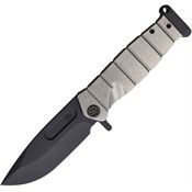 Medford 2054PQ01TM USMC Black Drop Point Framelock Knife