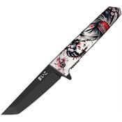 ElitEdge 10A102MKB Assist Open Linerlock Knife Maiko Handles