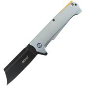 Mtech A2047BL Assist Open Black Linerlock Knife Slate Blue Aluminum Handles