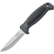 Camillus 19619 Felix Drop Point Fixed Blade Knife Dark Gray/Black Handles